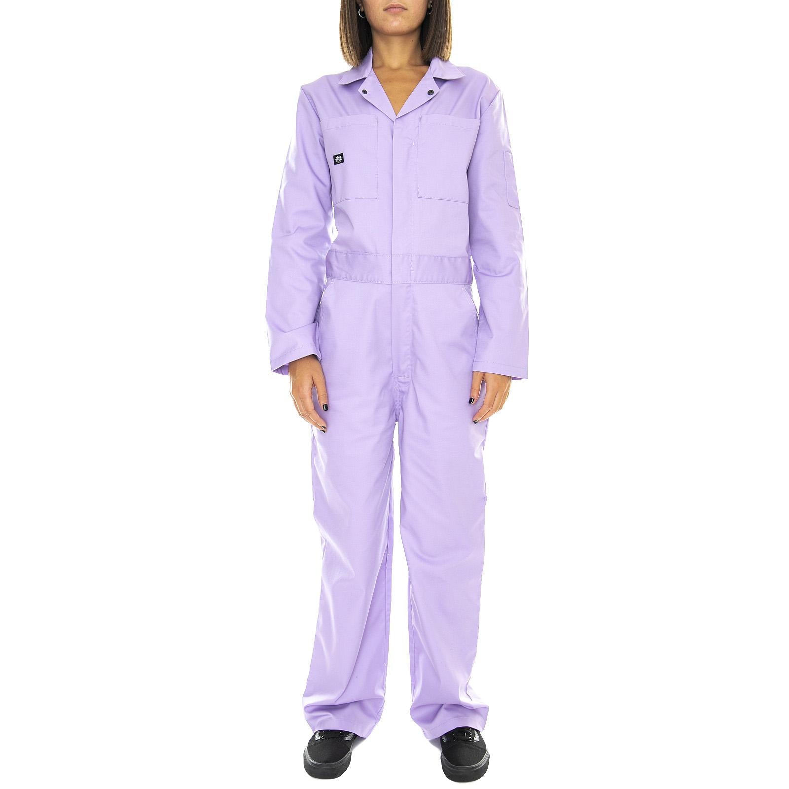 Revelo Overall - Dusted Lilac - Tuta Donna Viola 01 310036-DLL . DICKIES 