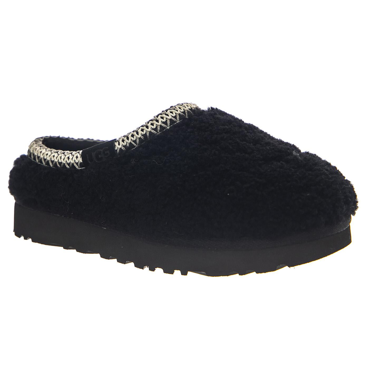 W Tasman Maxi Curly Black -- Scarpe Donna Nere 1158356W CRBL UGG 