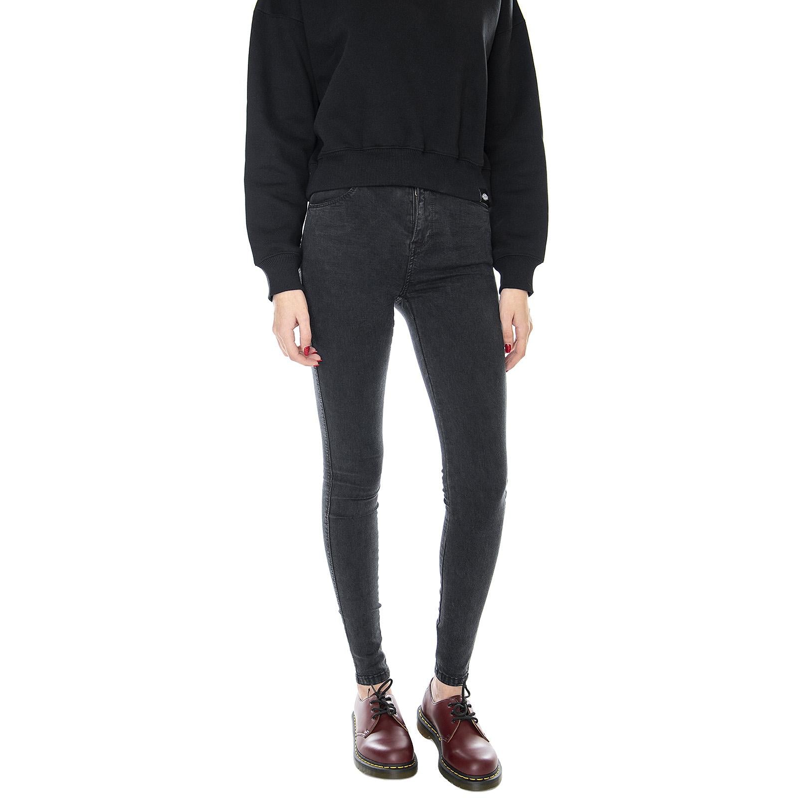 Lexy Denim Jeans - Black Lush - Denim Jeans Donna Neri 1510111-A56  DR. DENIM 