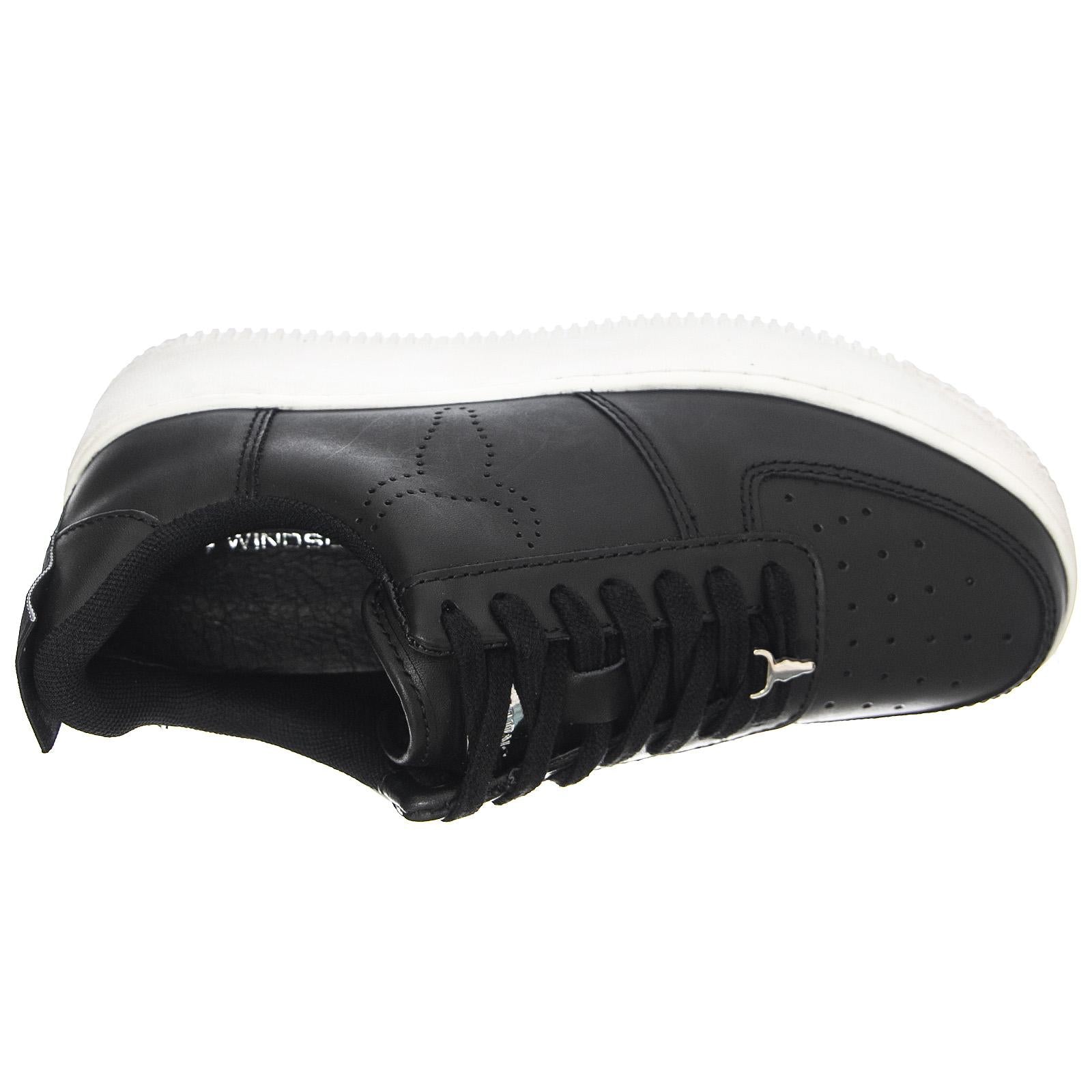 Racerr Shoes - Black / White - Scarpe Stringate Profilo Basso Donna Nere 215431_9  WINDSOR SMITH 