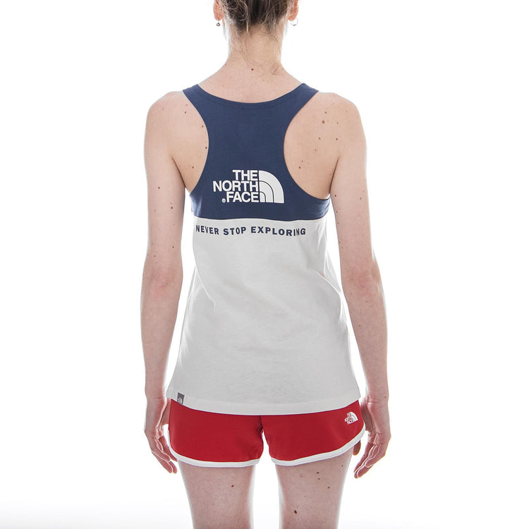 W REDBOX S/L TEE VINTAGE WHITE T93BOC11P  THE NORTH FACE 