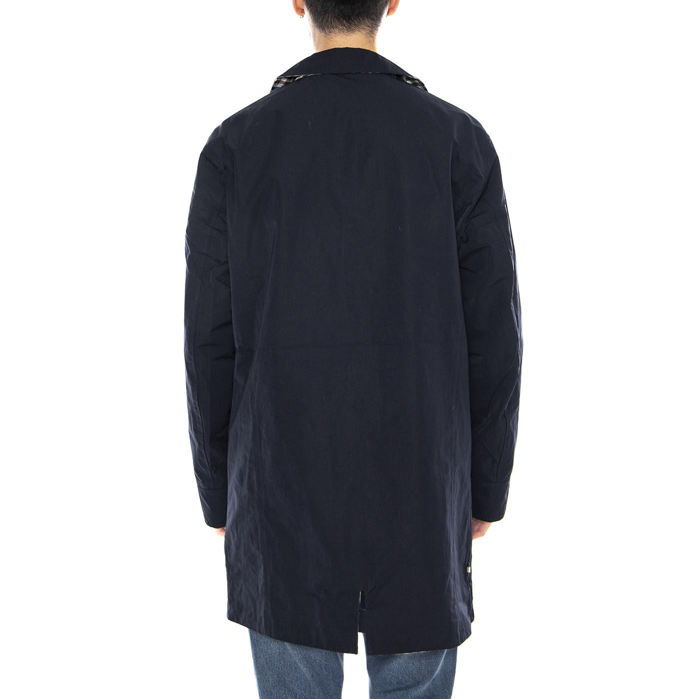Aquascutum Iconic Reversible Trench -- Trench Uomo Blu AA_ICON_JK004 . AQUASCUTUM 