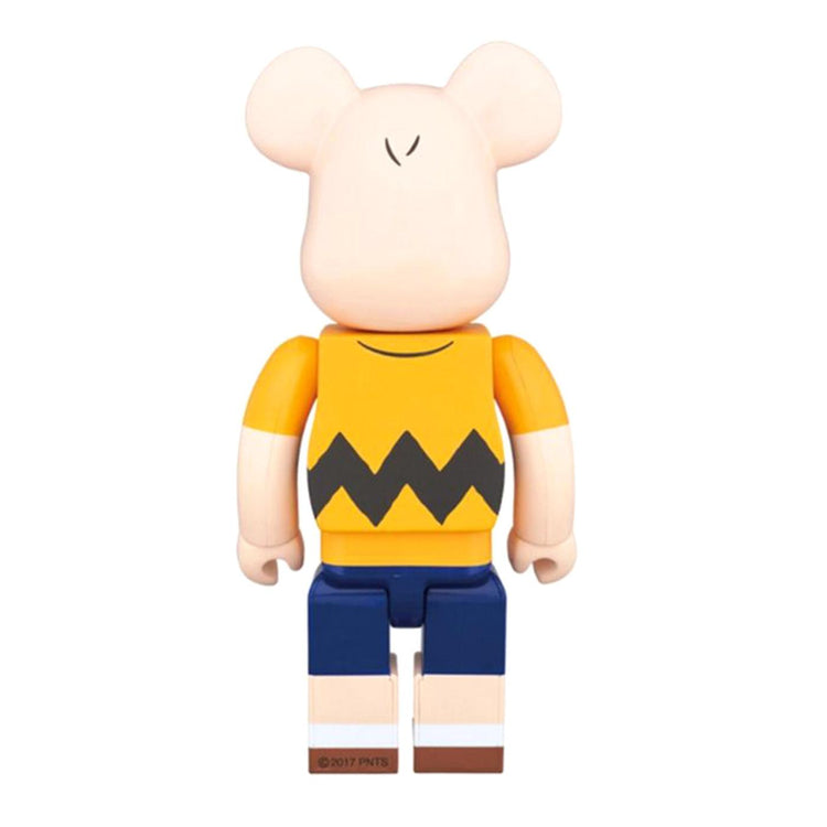 Medicom Toy - Bearbrick 400% - Charlie Brown - Toy Medicom Multicolore MDTCHARLIE  MEDICOM TOY 