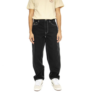 Camper Pant Black / White - Pantaloni Uomo Neri PT00242-BKWHT  HUF 