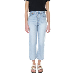 W Ribcage Straight - Denim Jeans Donna Blu 72693-0055  LEVIS 