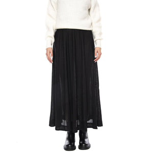 Izzy Skirt -- Gonna Lunga Plissé Donna Nera 237274156 999 MINIMUM 