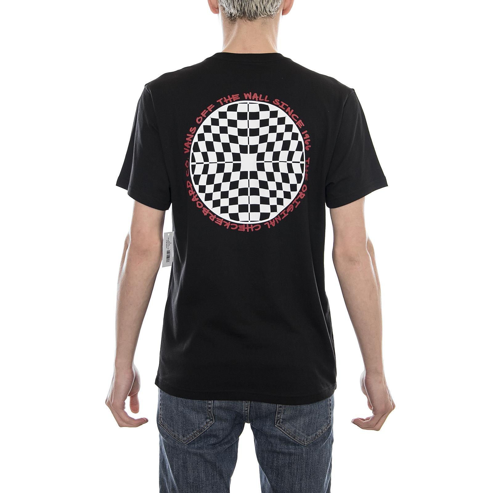 MN CHECKERED SS Black VA3H6JBLK  VANS 