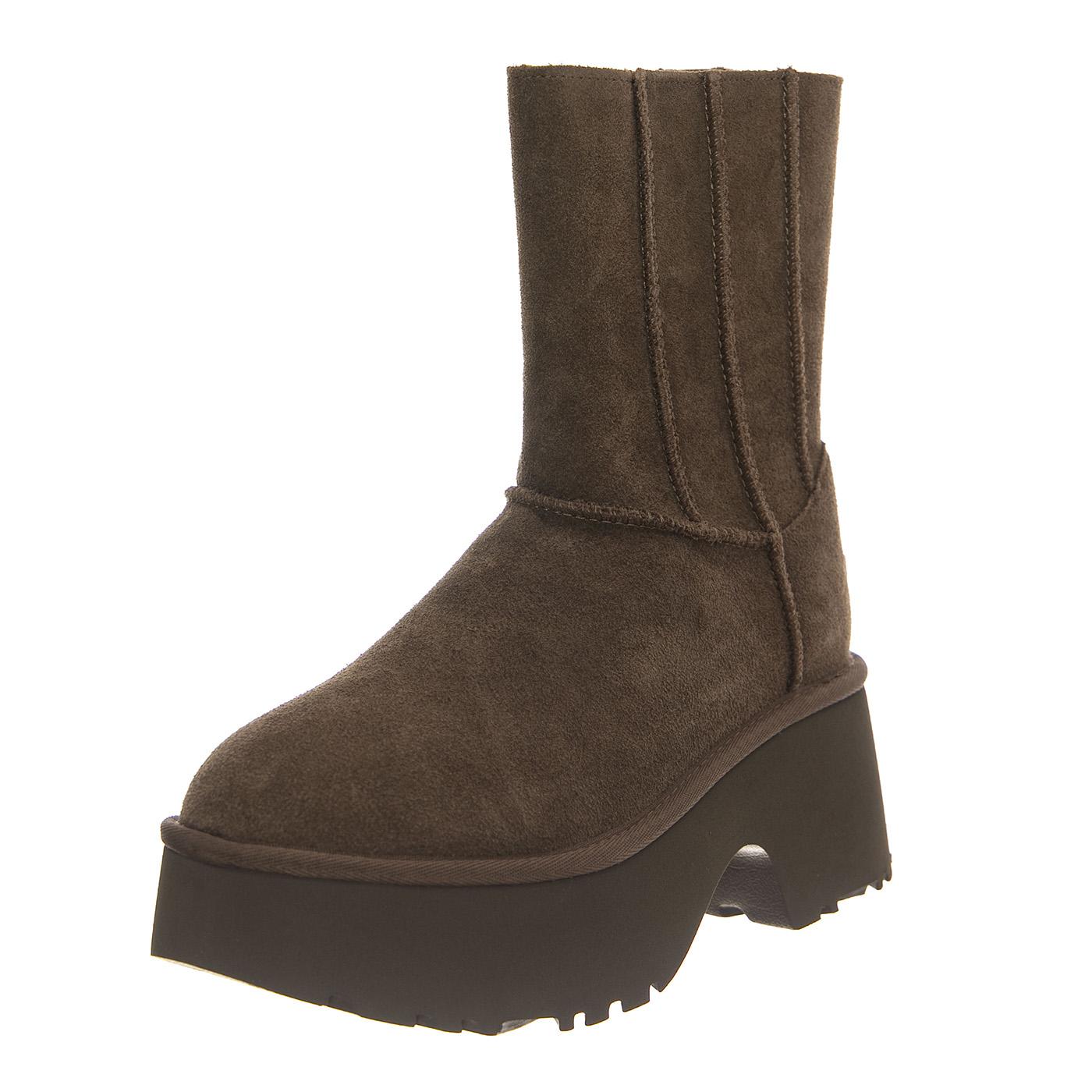 W New Heights Classic Twin Seam Hickory - Stivali Donna Marroni UGSNHCLTSHCK1158313W  UGG 