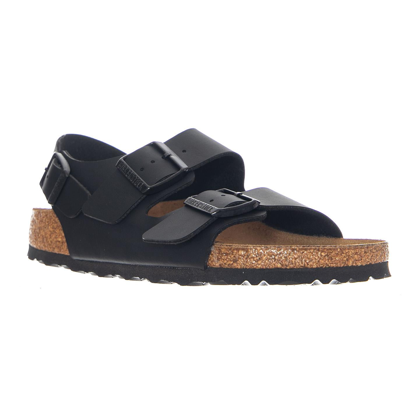 Milano Birko Flor Black Narrow Fit - Sandali Unisex Neri 034793 BLK BIRKENSTOCK 