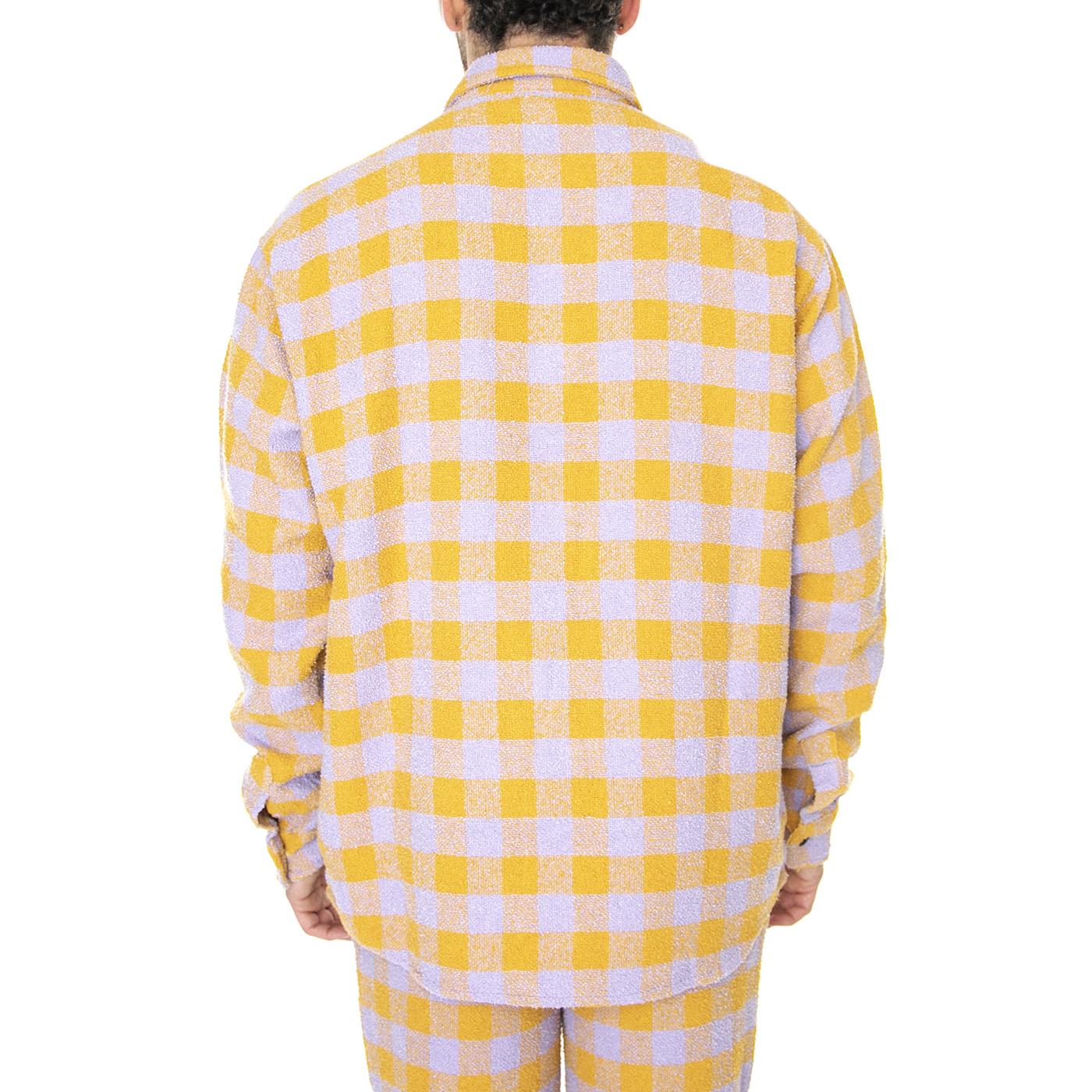 OC x DICKIES Tweed Shirt Lilac Check - Camicia Uomo Multicolore DK0A4Y4WE881  DICKIES 