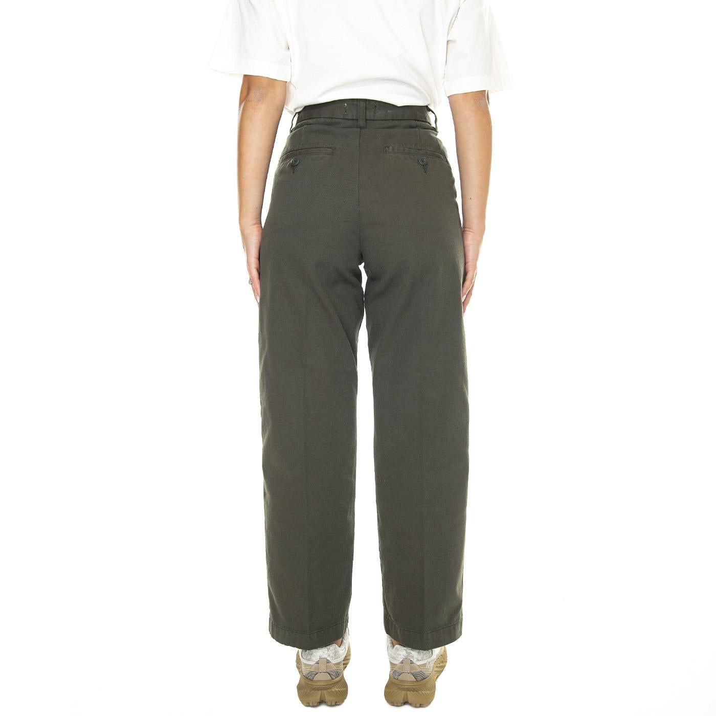W' Cara Pant Plant /garment dyed - Pantaloni Donna Verdi I029802.1NQGD  CARHARTT WIP 