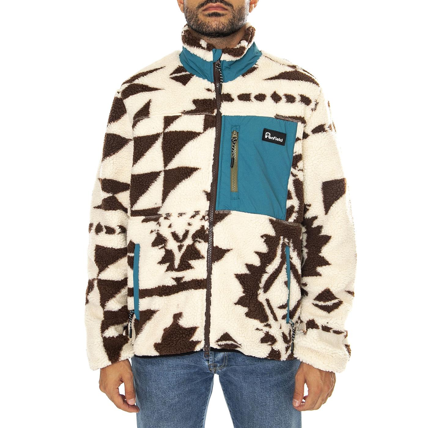 Winter Geo Mattawa Shaved Chocolate - Giacca Uomo Multicolore PFD0437-H76  PENFIELD 