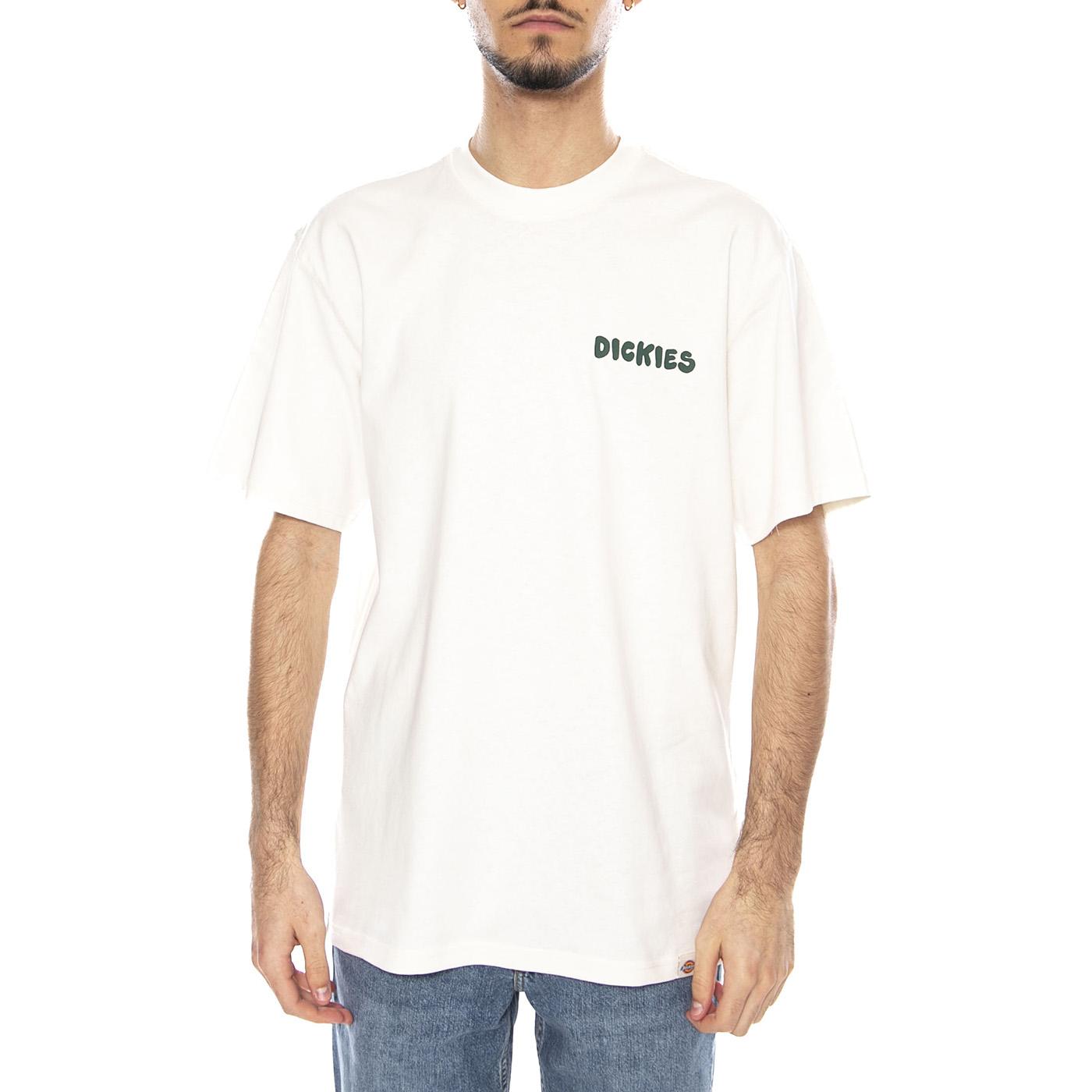 Gordonsville Tee Ss Egret -- Maglietta Girocollo Uomo Bianca DK0A87QUC481 . DICKIES 