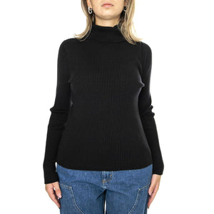 Tulip Turtleneck Caviar Black - Maglione Collo Alto Donna Nero A8500-0001  LEVIS 