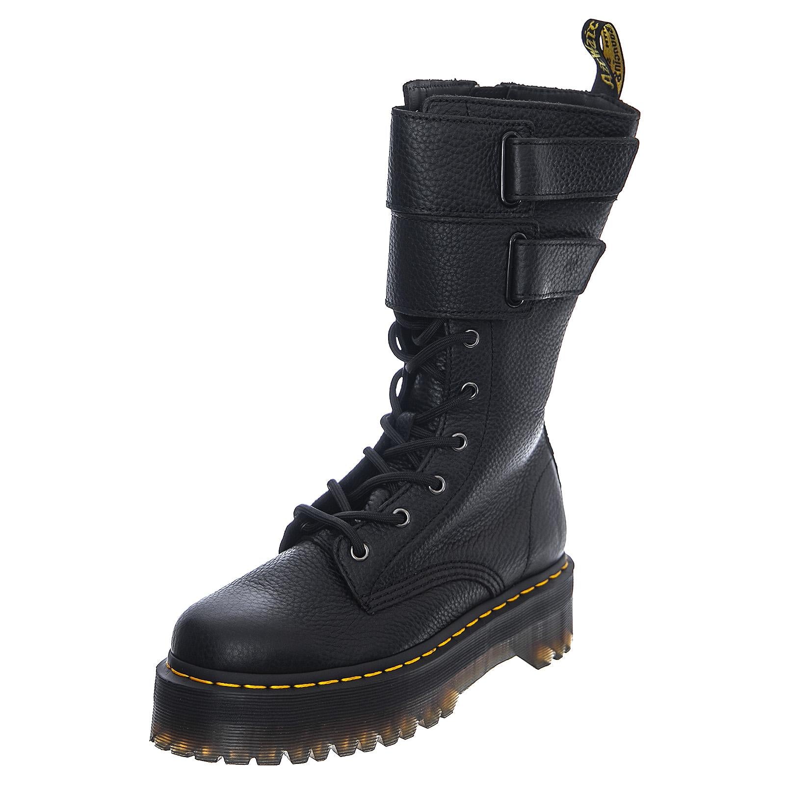 Jagger Platfrom Aunt Sally - Black - Stivali Uomo Neri DMSJAGGBKAS22571001  DR.MARTENS 
