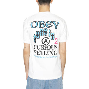Obey Sensory Exploration Tee White - Maglietta Girocollo Uomo Bianca 165264084-WHT  OBEY 