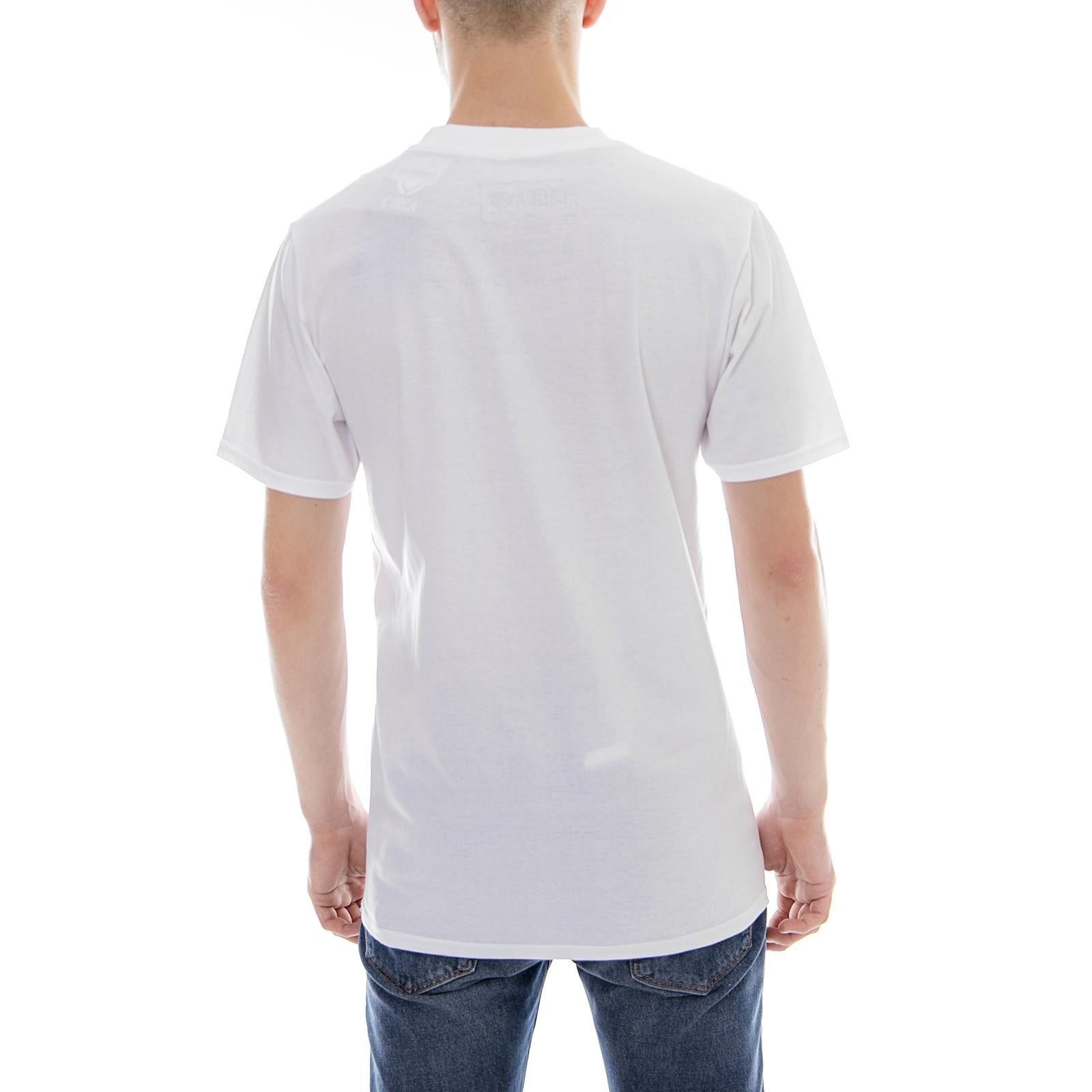SKULL T-SHIRT WHITE MTS011-WHITE  C1RCA 