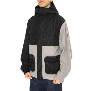Tackle Light Weight Jacket Black - Giacca con Cappuccio Uomo Nera / Multi JK00336-BLACK  HUF 