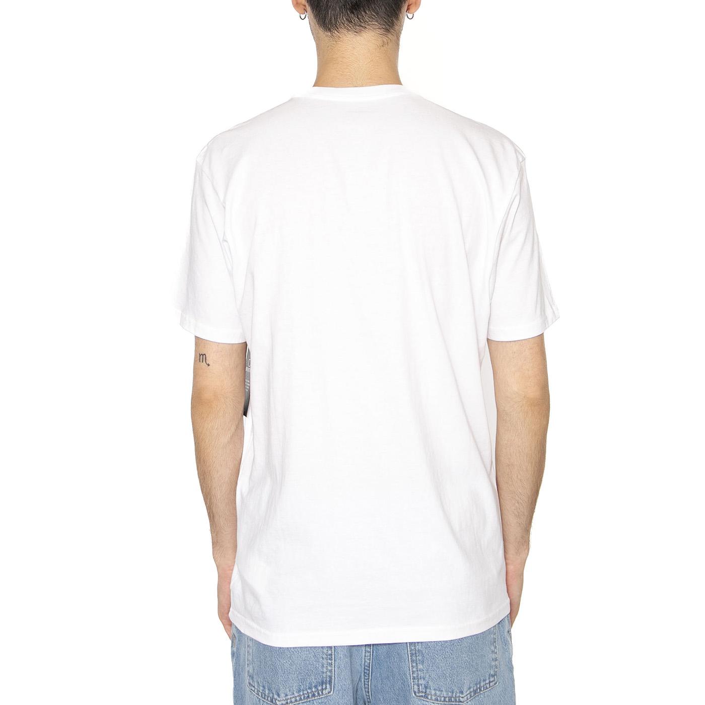 Woodburn S/S Tlrt Pkt Tee - Maglietta Girocollo Uomo Bianca 17084-WHITE  BRIXTON 