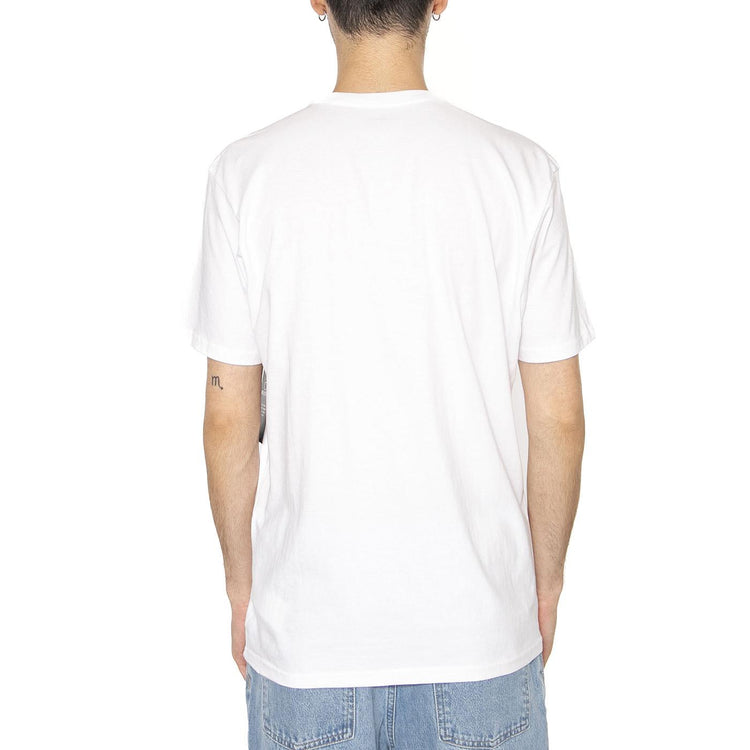 Woodburn S/S Tlrt Pkt Tee - Maglietta Girocollo Uomo Bianca 17084-WHITE  BRIXTON 