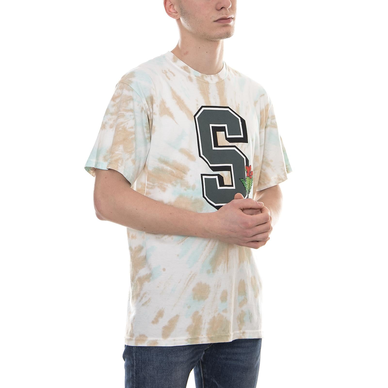 UNIVERSITY TD TEE NATURAL/GREEN 1904254-NAT3 . STUSSY 