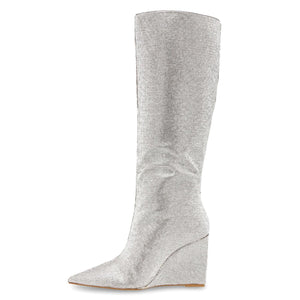 Showout Rhinestone - Stivali Donna Argento SHOW10S1  STEVE MADDEN 