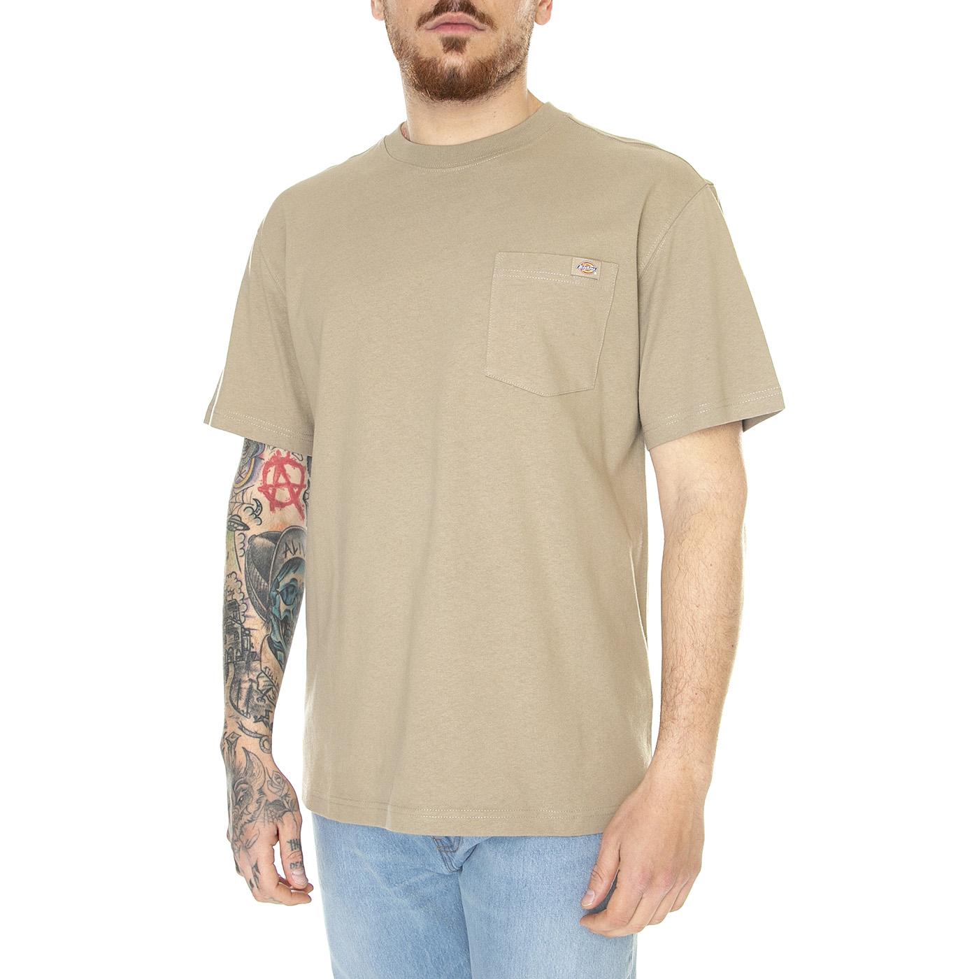 Porterdale Desert Sand - Maglietta Girocollo Uomo Beige DK0A4TMODS01  DICKIES 
