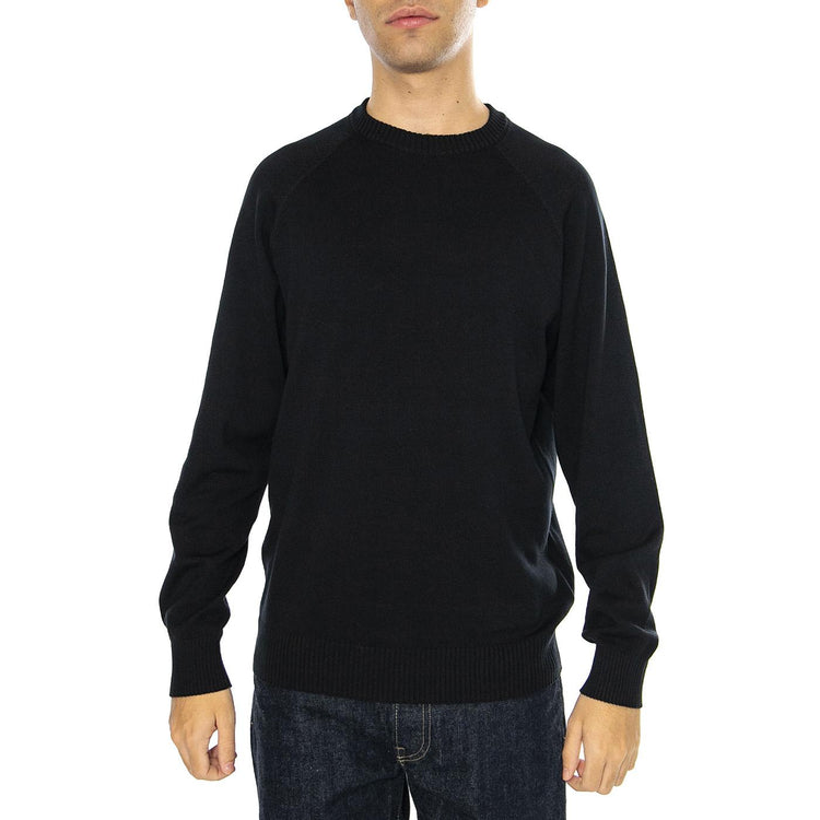 Clean Raglan Sweater Black - Maglione Uomo Nero 112355670-BLACK  LEE 