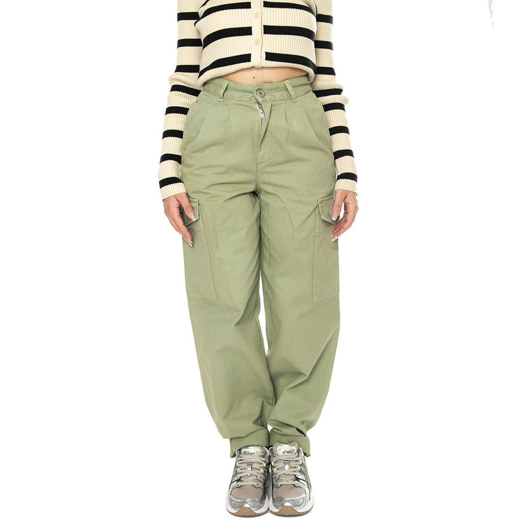 W' Collins Pant Misty Green garment dyed - Pantaloni Donna Verdi I029789.29MGD  CARHARTT WIP 