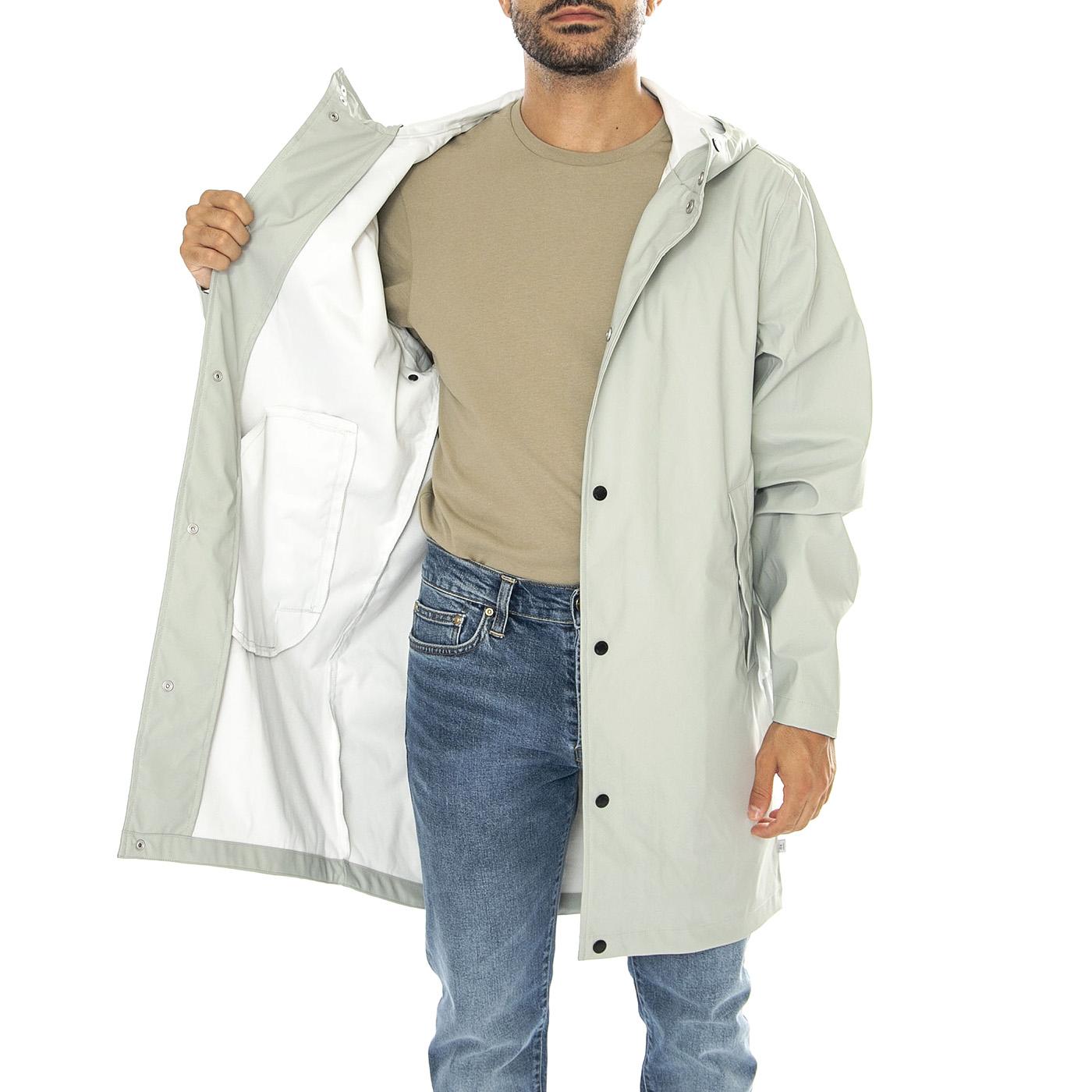 Onsluca Rain Wrought Iron - Giacca con Cappuccio Uomo Grigia 22029146-IRO  ONLY & SONS 