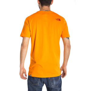 M S/S EASY TEE ZINNIA ORANGE T92TX3H6G  THE NORTH FACE 