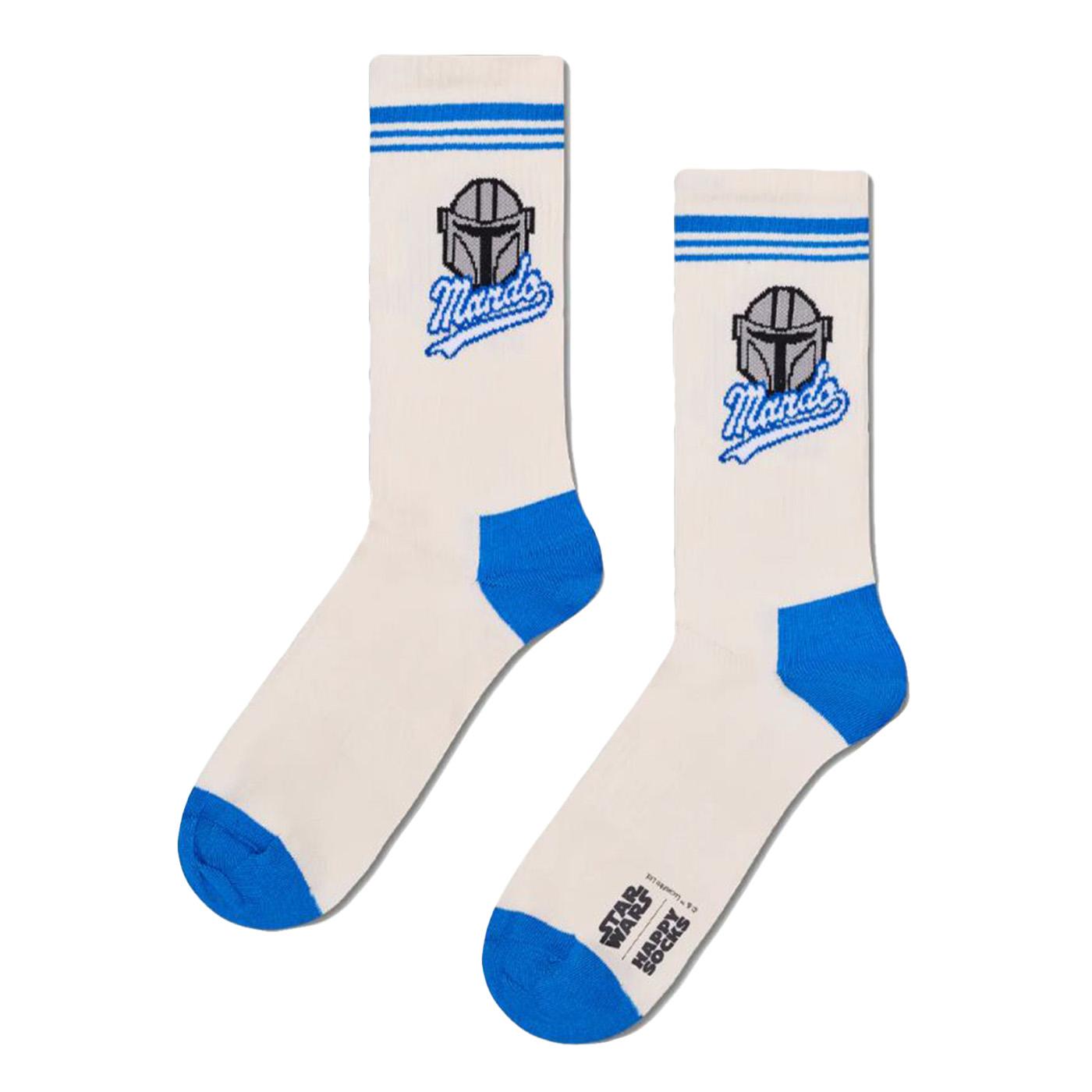 Star Wars Mando Sneaker Sock White - Calzini Bianchi P005730 WHT HAPPY SOCKS 
