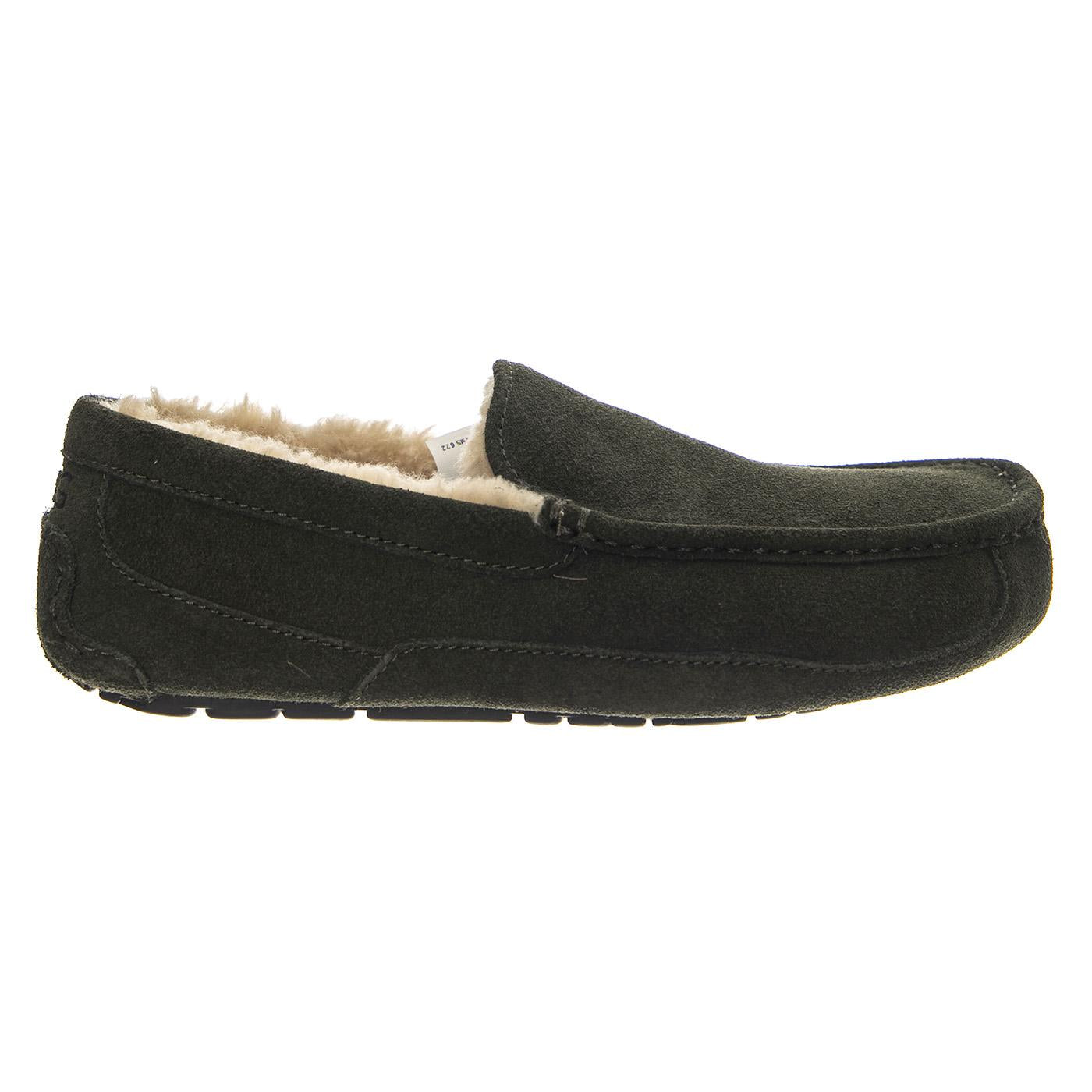 UGG M Ascot Forest Night - Mocassini Uomo in Pelle Scamosciata Verde Scuro 1101110M FRSN UGG 