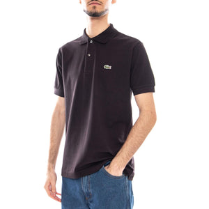 MAGLIETTA M/C - Polo Uomo Maniche Corte Nera 1212 3LA LACOSTE 