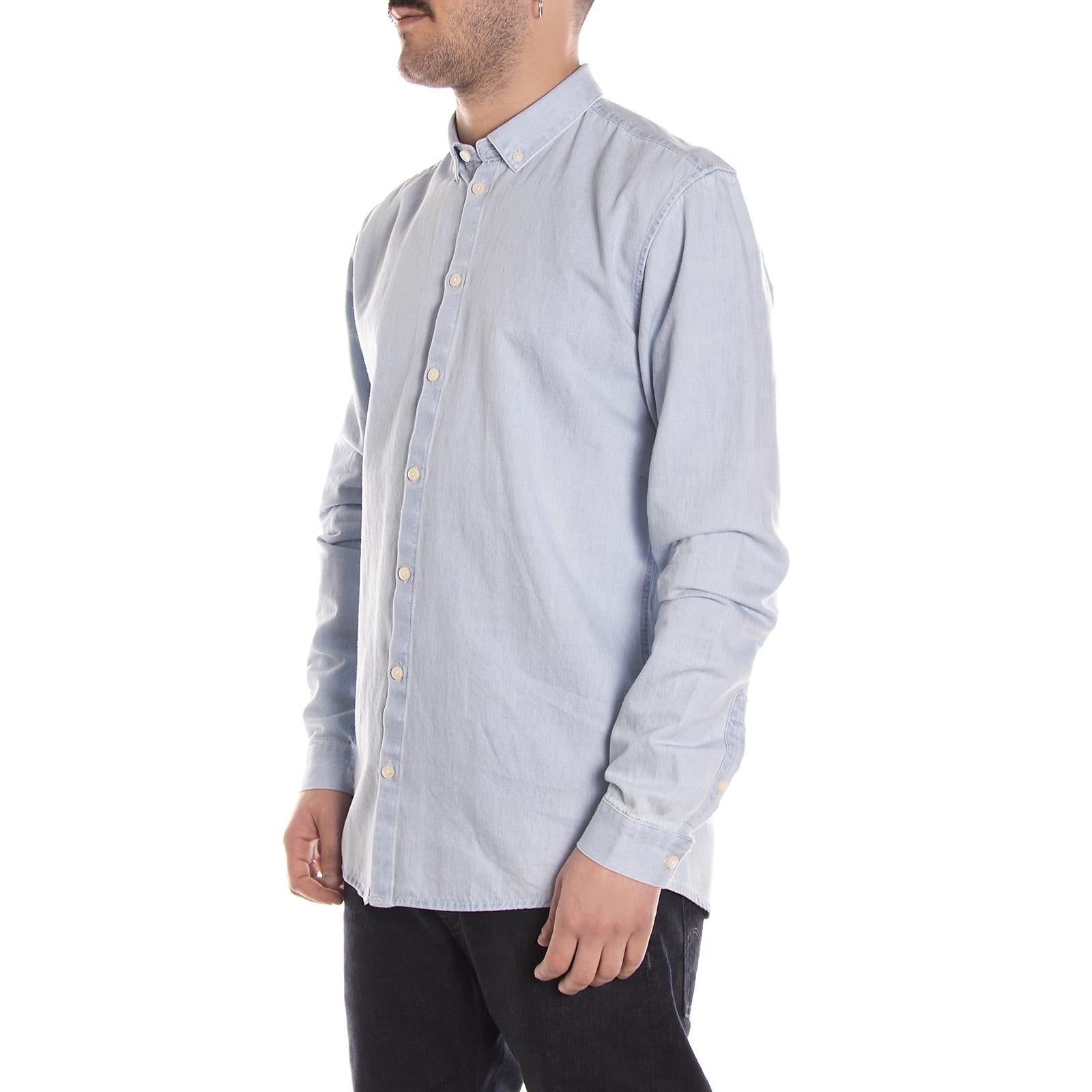 BARDEN L/S SHIRT LIGHT BLUE 121960056-1001  MINIMUM 