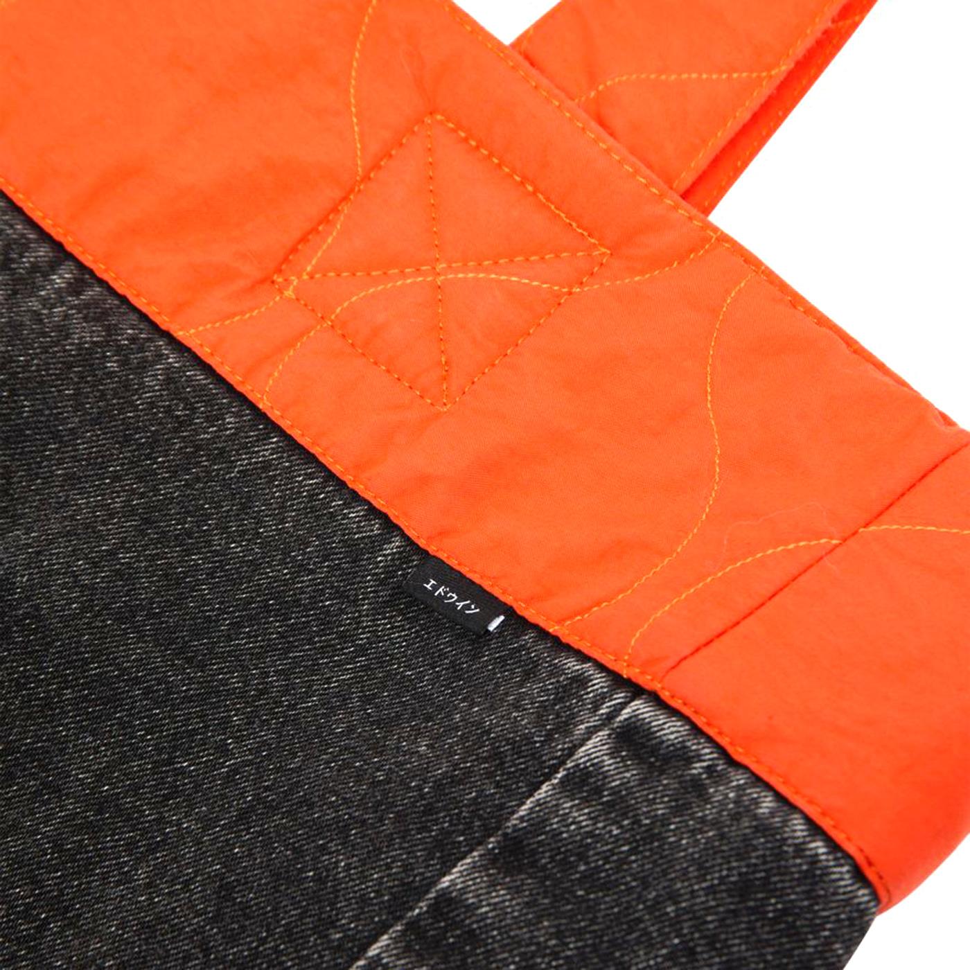 Revesible Tote Bag Black - Borsa Shopping Bag Reversibile Nera I032675.89.JQ.  EDWIN 