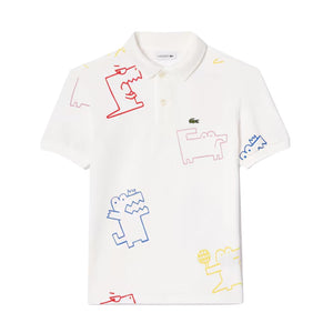 Maglietta M/C 2CQ White Polo Shirt - Polo Bambini Bianca PJ7657-2CQ  LACOSTE 