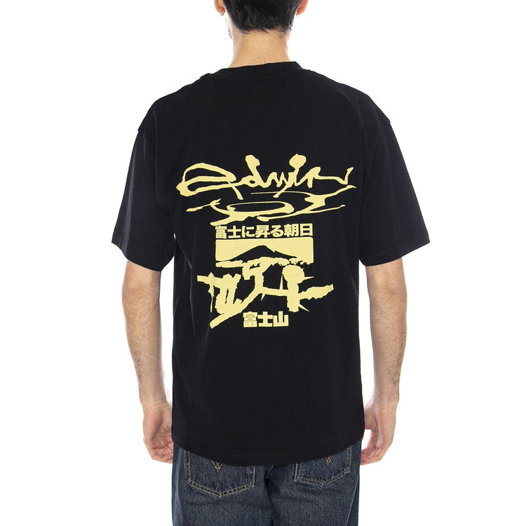 Mount Fuji Dusk TS -- Maglietta Uomo Nera I036400. 89.67 EDWIN 