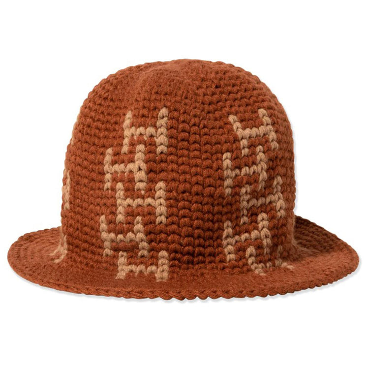 Chain Link Knit Hat Rubber - Cappello in Maglia Marrone HT00712-RUBBR  HUF 
