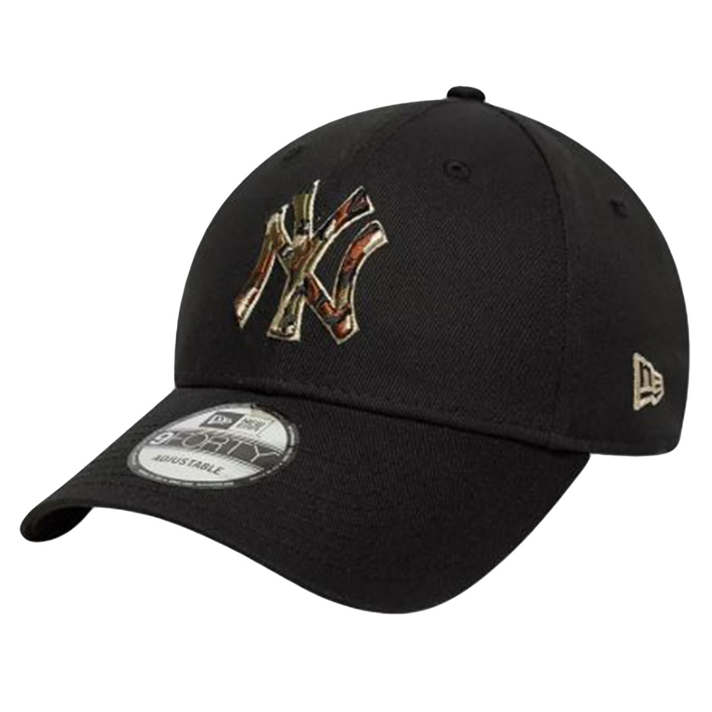 OUTLINE CAMO 9FORTY® OFSM NEW YORK YANKEES - Cappellino con Visiera Nero 60771853 BLK NEW ERA 