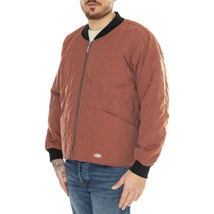 Quilted Jacket Nin Mahogany - Giacca Uomo Rossa DK0A4YVJH441  DICKIES 