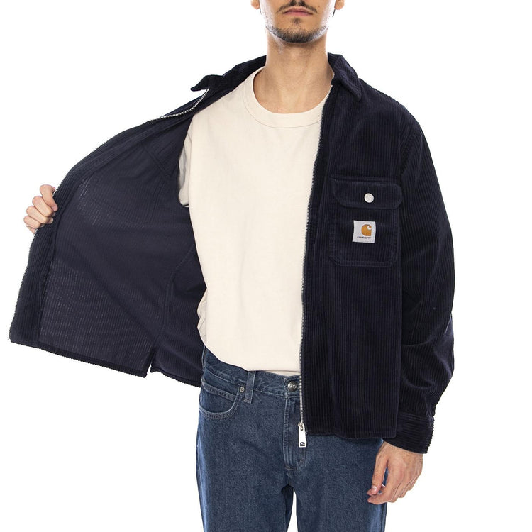 Reynold Shirt Jac Dark Navy - Giacca Uomo Blu Navy I036049.1C02  CARHARTT WIP 