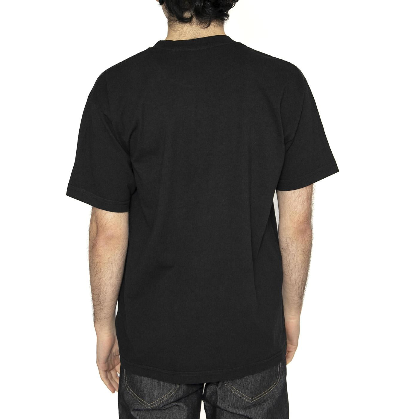 Icon Heavyweight Tee Black - Maglietta Girocollo Uomo Nera 166913013-JET  OBEY 