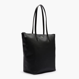 Vertical Shopping Bag - Borsa in Pelle Nera 283364_1  LACOSTE 
