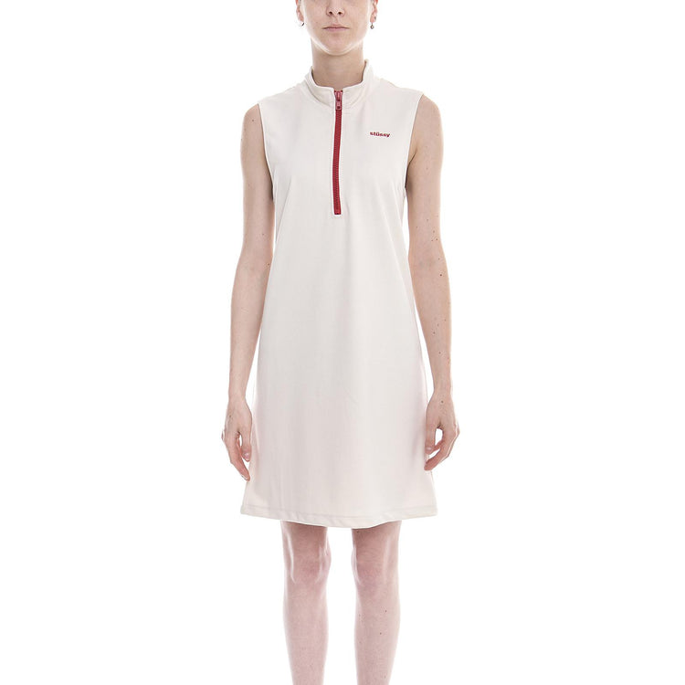 RYDER TRACK DRESS OFF WHITE 214439-OFF WHITE  STUSSY 