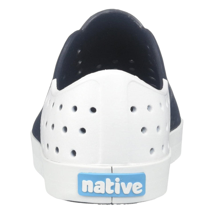 Jefferson Block - Scarpe Slip-On Profilo Basso Bambino Bianche / Nere 13100102-8336  NATIVE 