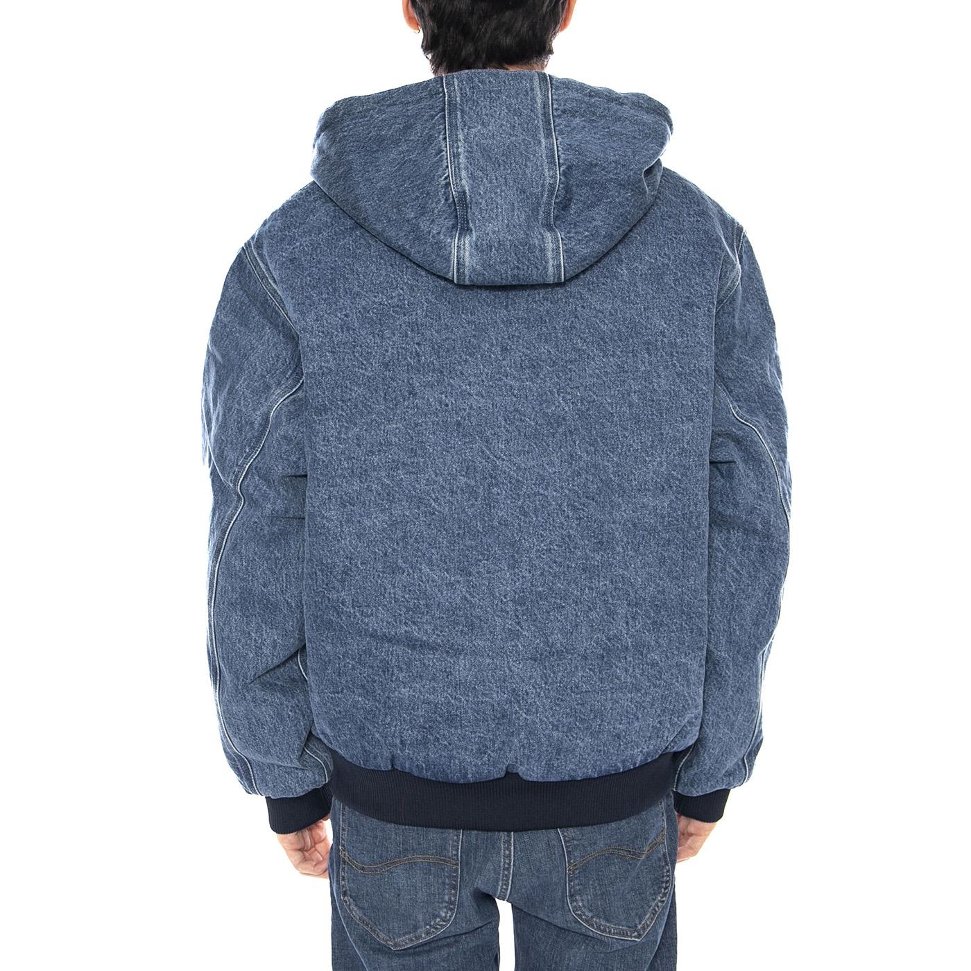 50 Years Anniversary OG Active Jacket Denim Blue / USA Red - Giacca Uomo Blu I035966.3FZ12 . CARHARTT WIP 