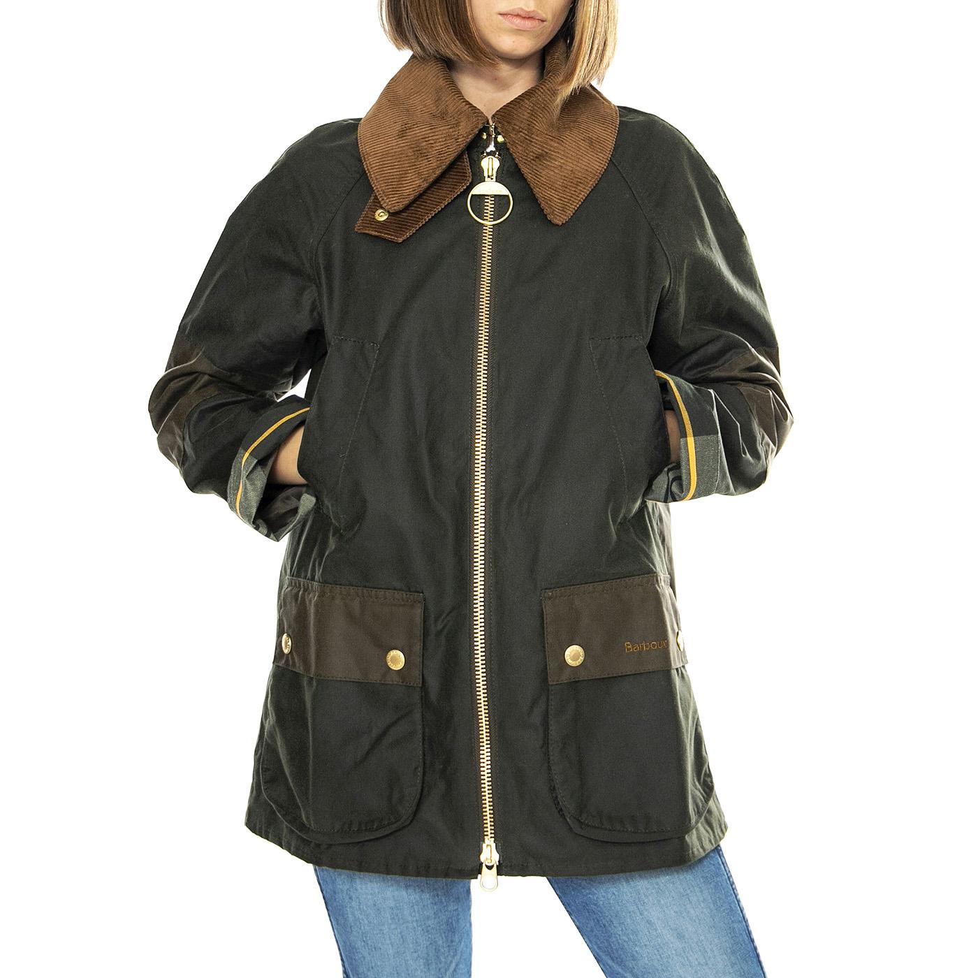Allerston Wax Archive Olive / Beach / Ancient - Giacca Donna Verde LWX1396-OL99 . BARBOUR 