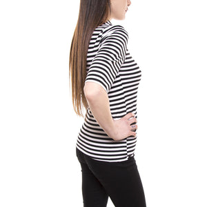 CHATRINE TEE BLACK 121380027-999  MINIMUM 