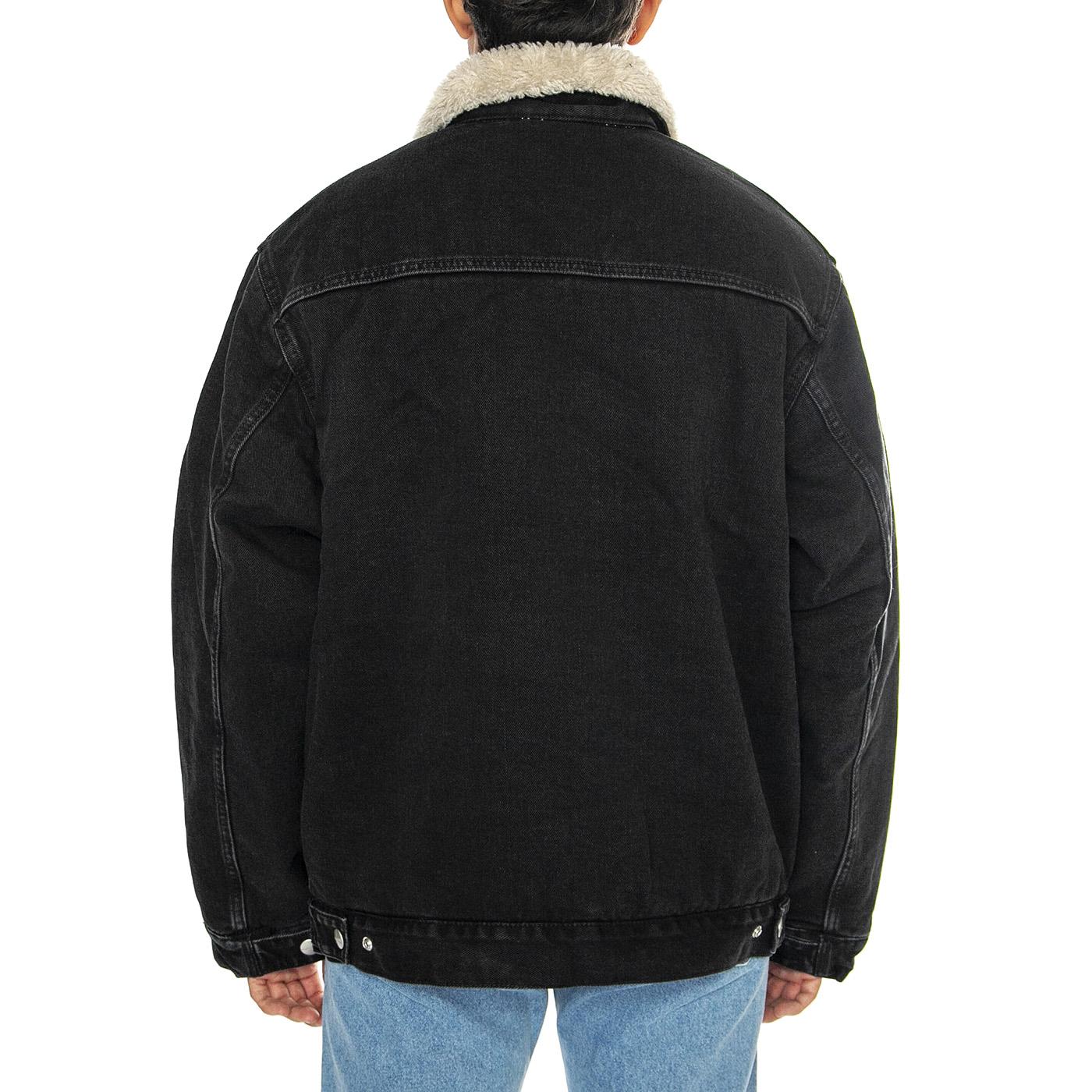 Herald Jacket Black / Wall stone washed - Giacca Uomo Nera I033765.2JQ06  CARHARTT WIP 
